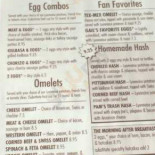 Pamela's Diner Piatti