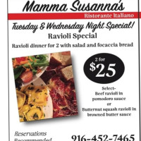 Mamma Susanna's Italiano food