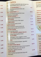 Kabab Crush menu