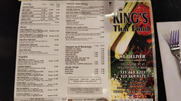 King's Thai Food food