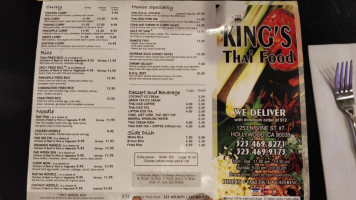 King's Thai Food food