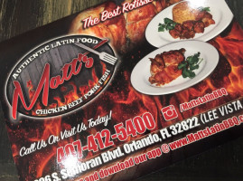 Matts Latin Bbq menu