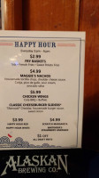 Maggie Bluffs menu