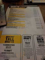 Buffalo Wild Wings menu