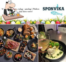 Sponvika Vertshus food