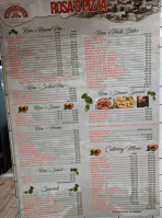 Vidali's Pizza menu