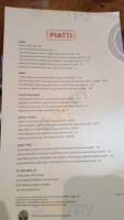 Piatti Sacramento menu