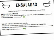 Fonda menu