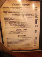 Pamela's Chileno menu