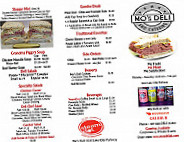 Mo's Deli and Catering menu