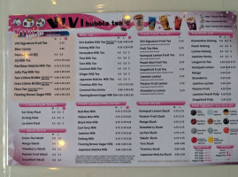 Vivi Bubble Tea menu