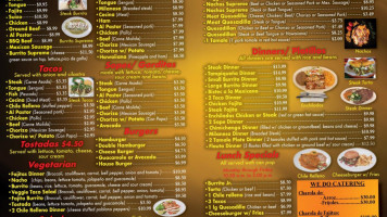 Taco Burrito House menu