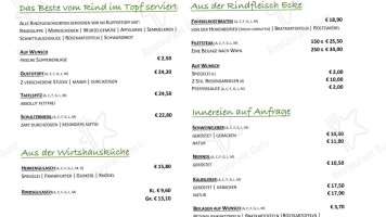 Sorgerhof menu