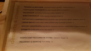 Toscana Divino menu