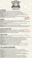 The Stillery Midtown menu