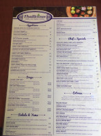 Thailicious menu