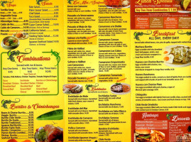 Iguanas Grill And Cantina menu