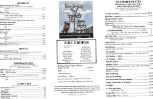 Daddy D'z Bbq Joint menu