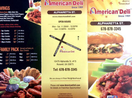 American Deli food