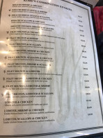 Kobe Japanese Steak Seafood House menu