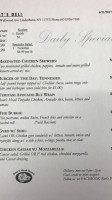 Kurt's Deli menu