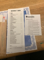 Momofuku Noodle Uptown menu