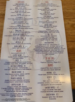 Trident Pizza Pub menu