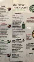 Frutta Bowls menu