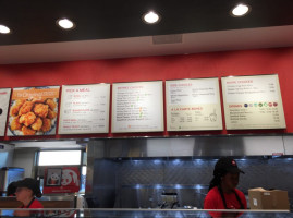 Panda Express menu