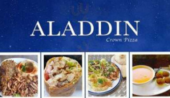 Aladdin Crown Pizza food