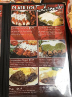 Tostada Regia menu