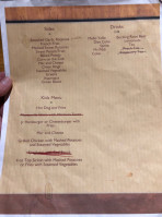 Bama Bucks Steakhouse Exotic Animal Park menu