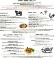 Black Pepper Pho menu