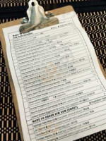 Dim Sum menu