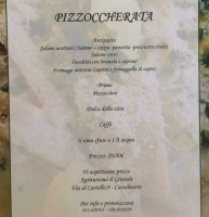 Agriturismo Il Girasole menu