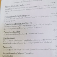 Gasthof Dieplinger menu