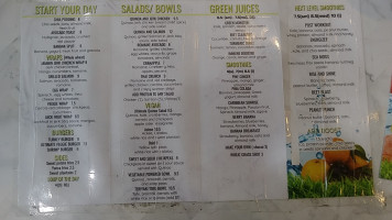 Jojo's Juice And Grill menu