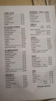 Mc Taco Truck menu