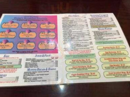 DAISY'S DINER menu