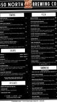 450 North Brewing Company menu