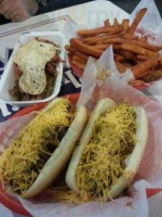 The Hot Dog Shoppe food