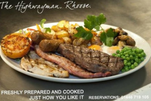 The Highwayman Inn food