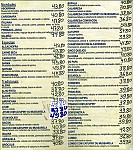 Tutti Pizza menu