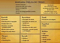 Trilha do Trigo menu