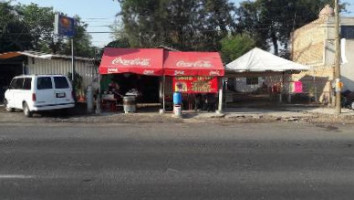 Birria Estela outside