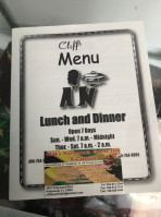 Cliff's food