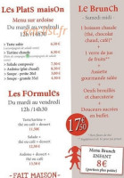 L'enchanté menu