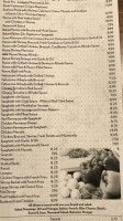 Frank’s Original Italian Pizza menu