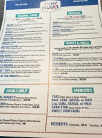 Jimmy Hula's Downtown Orlando menu