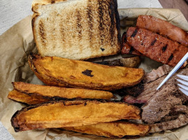 Broken Bones Smokin' Good Barbecue food